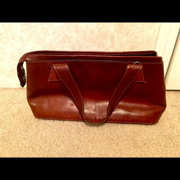 Fossil brown leather purse - Picture 1 of 6